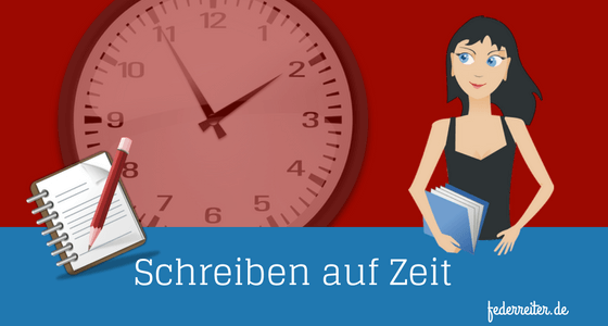 In einer Schreibgruppe lernt man das Schreiben auf Zeit.