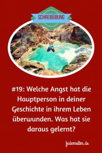 Ein Mann springt von einem Felsvorsprung ins Wasser