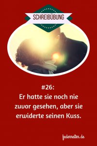 Ein Paar küsst sich im Sonnenschein