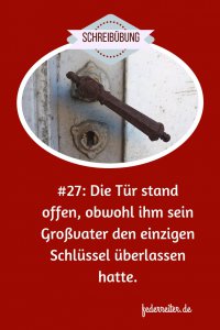 Ein rostiger alter Türgriff