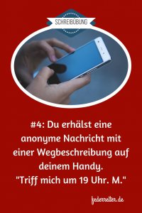 Auf einem Smartphone trifft eine Nachricht von einem Unbekannten ein.
