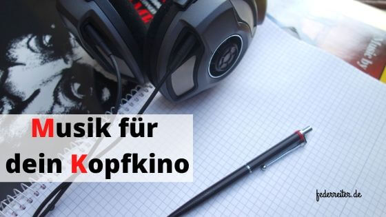 Kopfhörer, Musik & Blog mit Stift - was brauchst du mehr zum Schreiben?